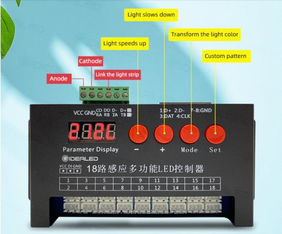 sensörlü pixel led kontrol cihazı